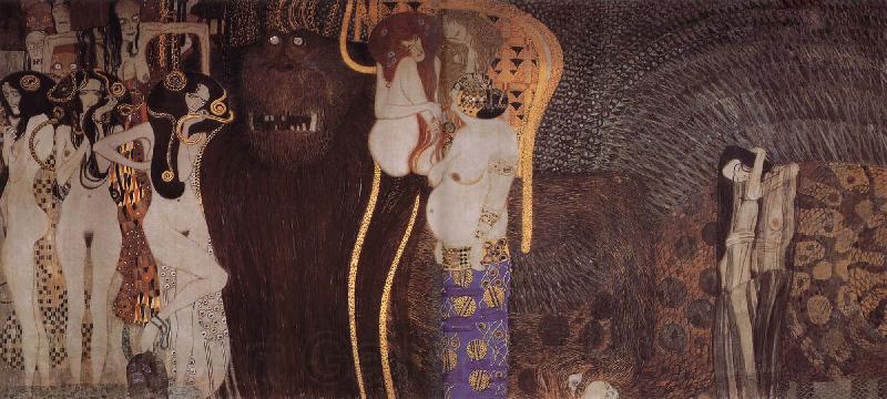 Gustav Klimt The Beethoven France oil painting art
